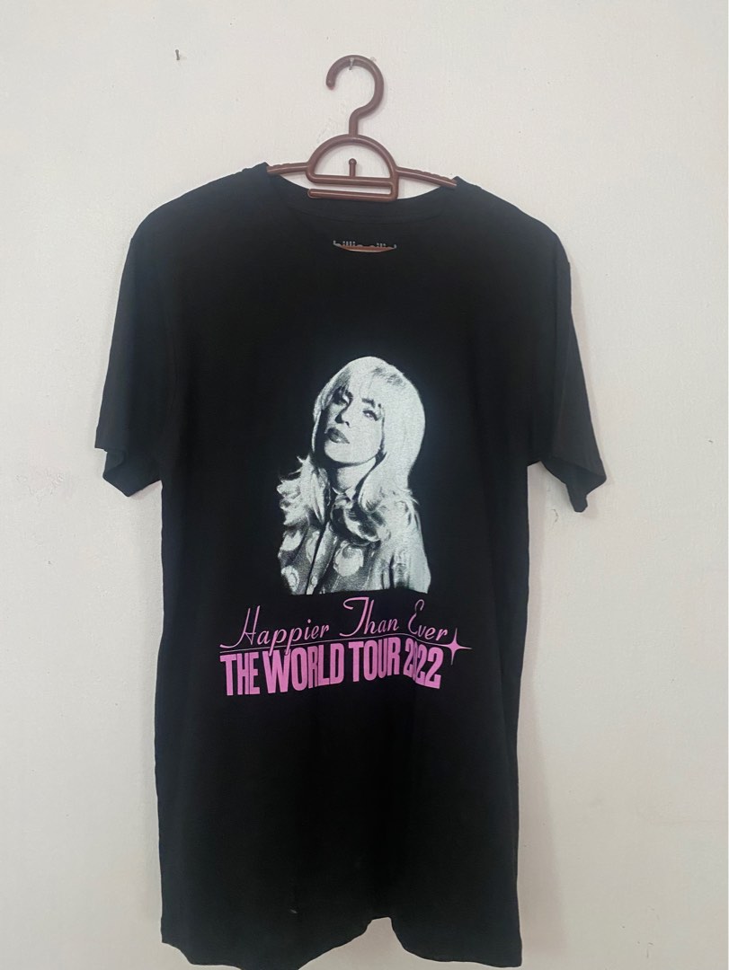 Billie Eilish 2022 Tour Official Merchandise, Men's Fashion, Tops