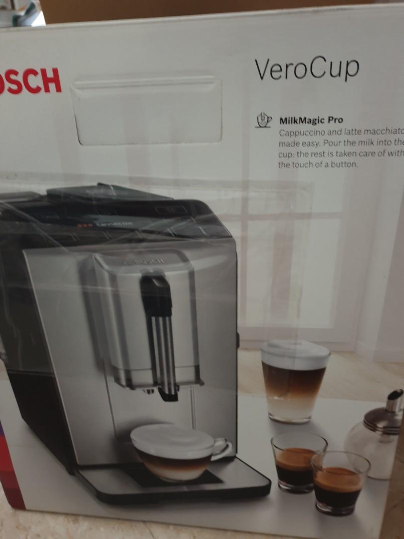 Bosch TIS30321RW Verocup 300 Automatic Coffee Machine, Stainless Steel ...