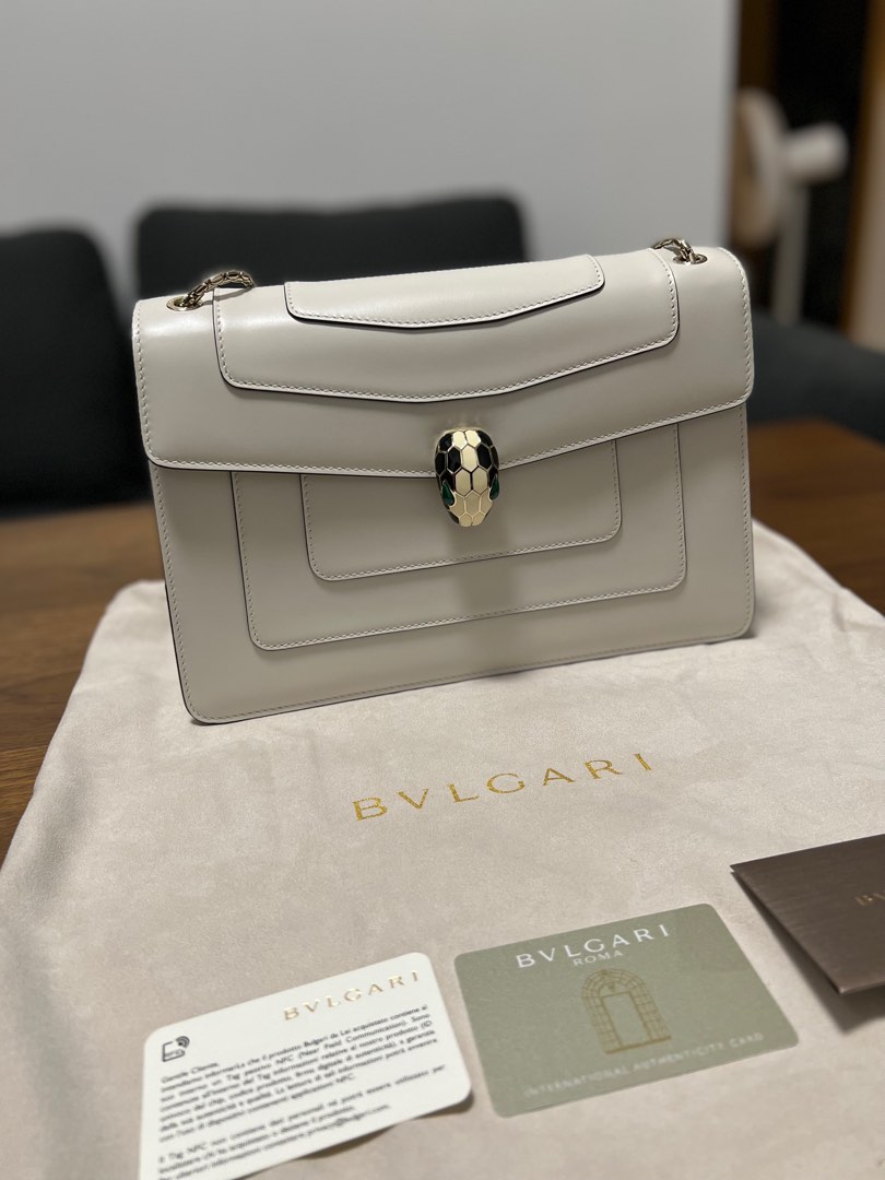 Bvlgari white bag new arrivals