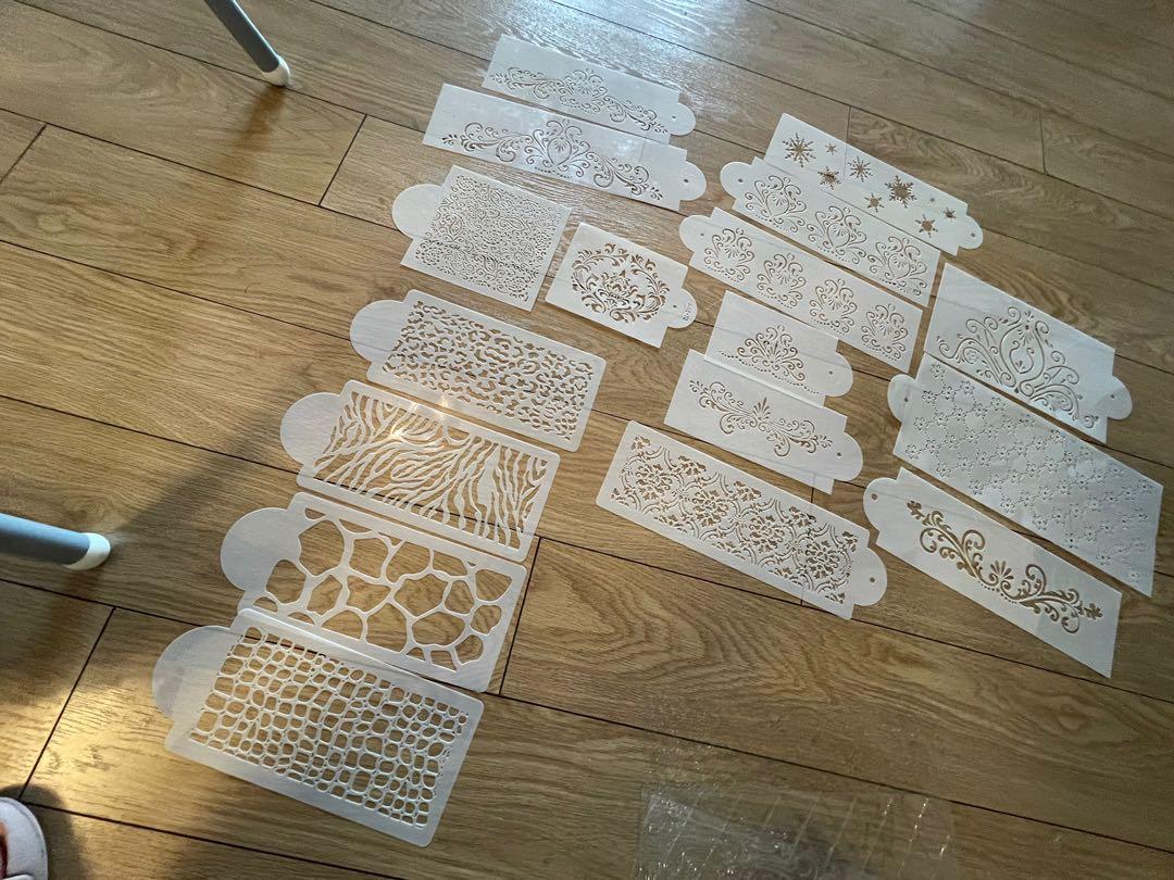 Cake stencils (Category: Bakeware) located in Mandaluyong City. Submitted by karenmasuda (Listing ID 1189778862, Image 2). Description: For take all Ginamet sa wedding cakes .