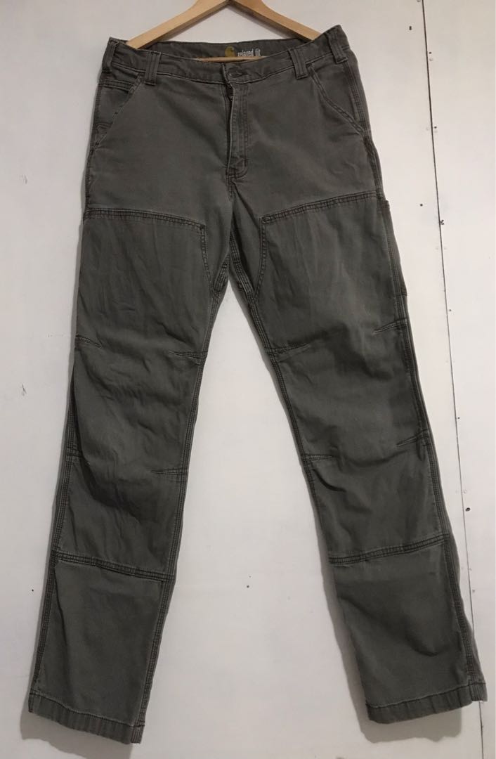 CARHARTT TARMAC RUGGED RIGBY DOUBLE KNEE PANTS (OLIVE GREEN), Men's ...