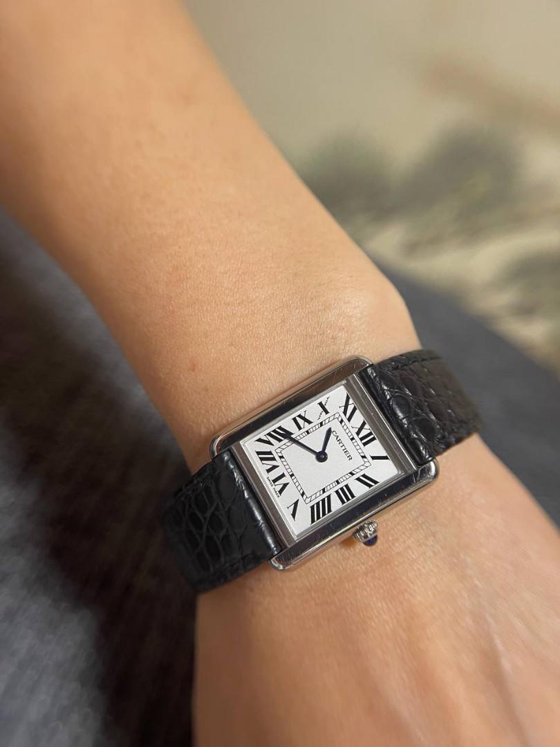 Cartier quartz watch, Luxury, Watches on Carousell