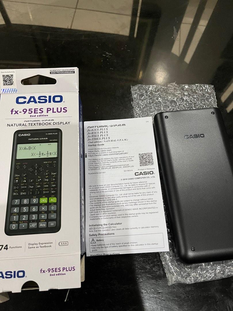 Casio Fx 95es plus scientific calculator, Computers & Tech, Office ...