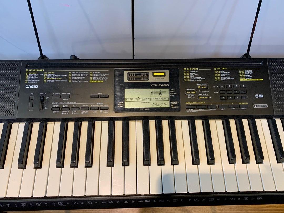 Casio Keyboard/piano with stand, Hobbies & Toys, Music & Media, Musical