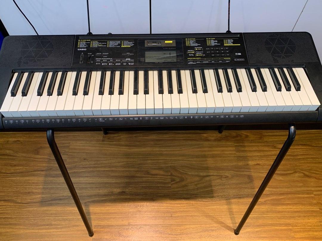 Casio Keyboard/piano with stand, Hobbies & Toys, Music & Media, Musical