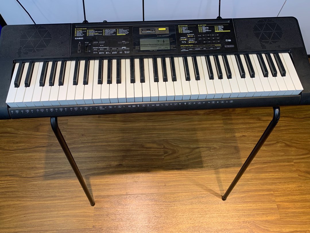 Casio Keyboard/piano with stand, Hobbies & Toys, Music & Media, Musical