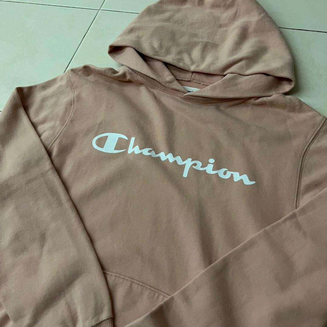 Pink champion sales hoodie mens