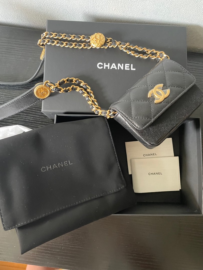 Chanel belt bag boy Chanel, 名牌, 手袋及銀包 Carousell