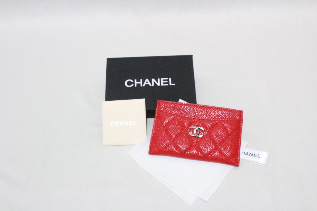 CHANEL CARD ORGANIZER, Fesyen Wanita, Tas & Dompet di Carousell