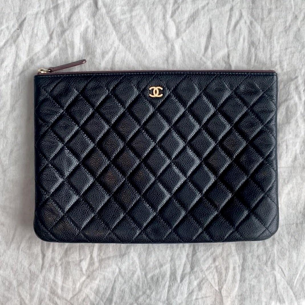 Chanel Classic Quilted O Case Clutch (Rare Limited), Luxury, Bags & Wallets  on Carousell
