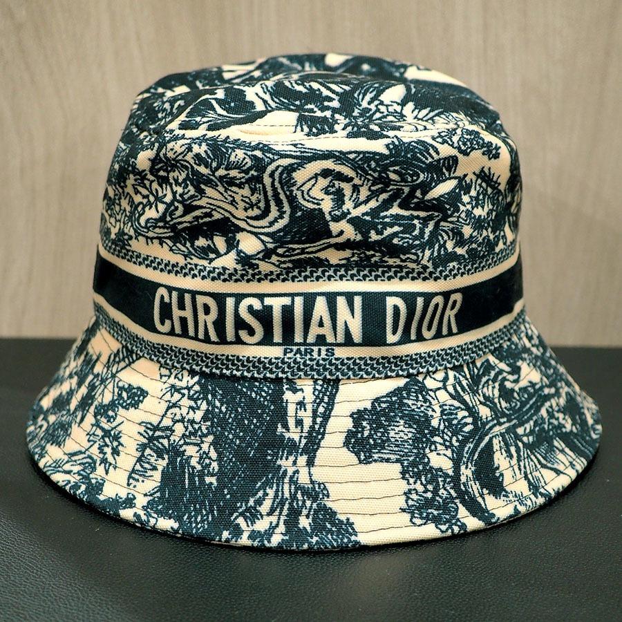 Christian Dior 標誌漁夫帽帽子品牌棉法國製造, 名牌, 飾物及配件