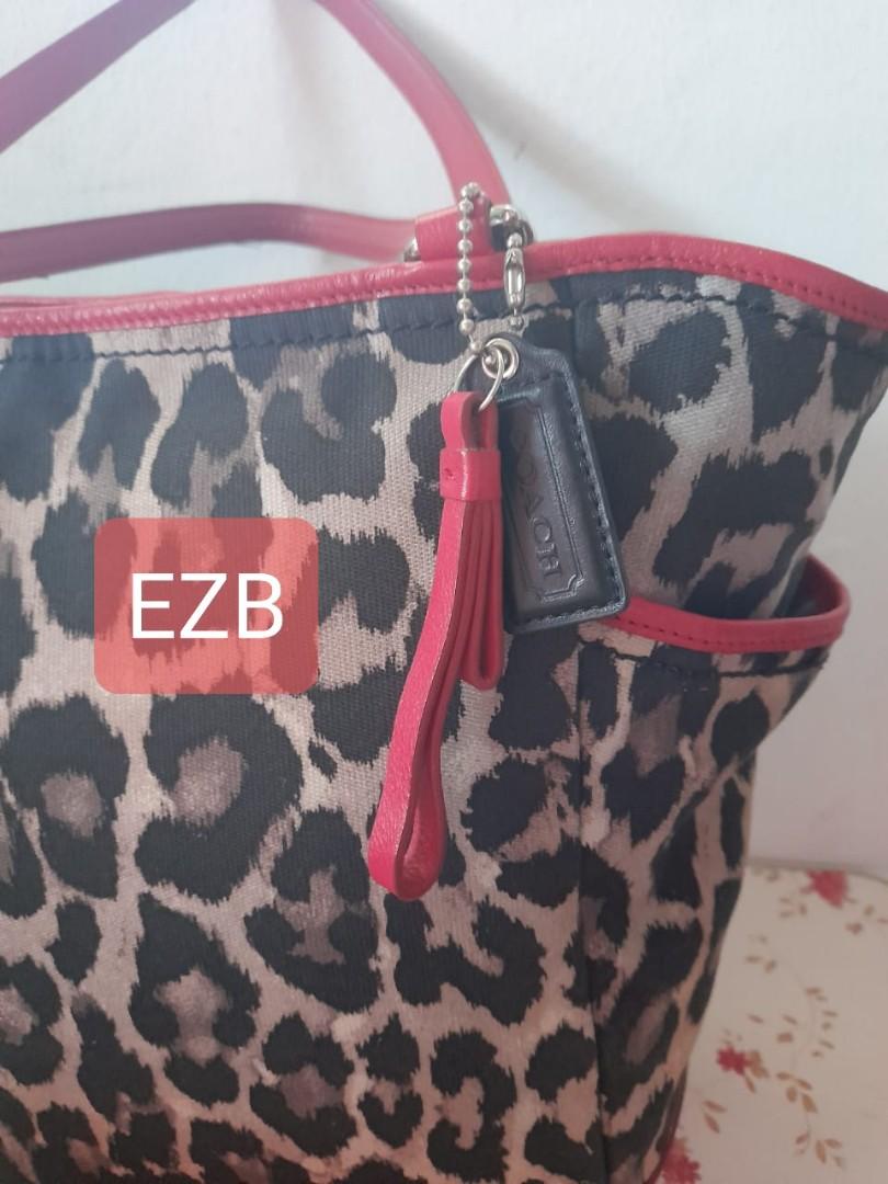 Pre Coach Ocelot Leopard Print Bag