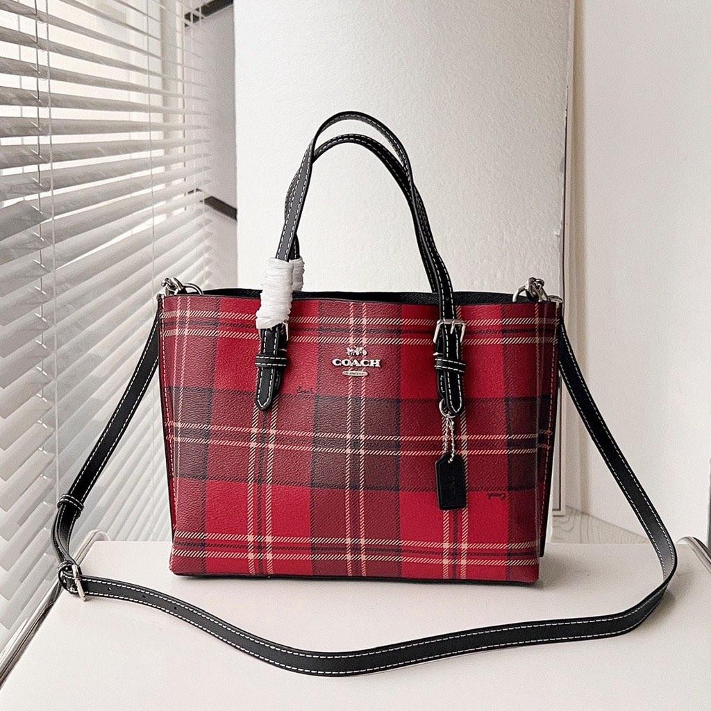 Checkered coach bag outlet