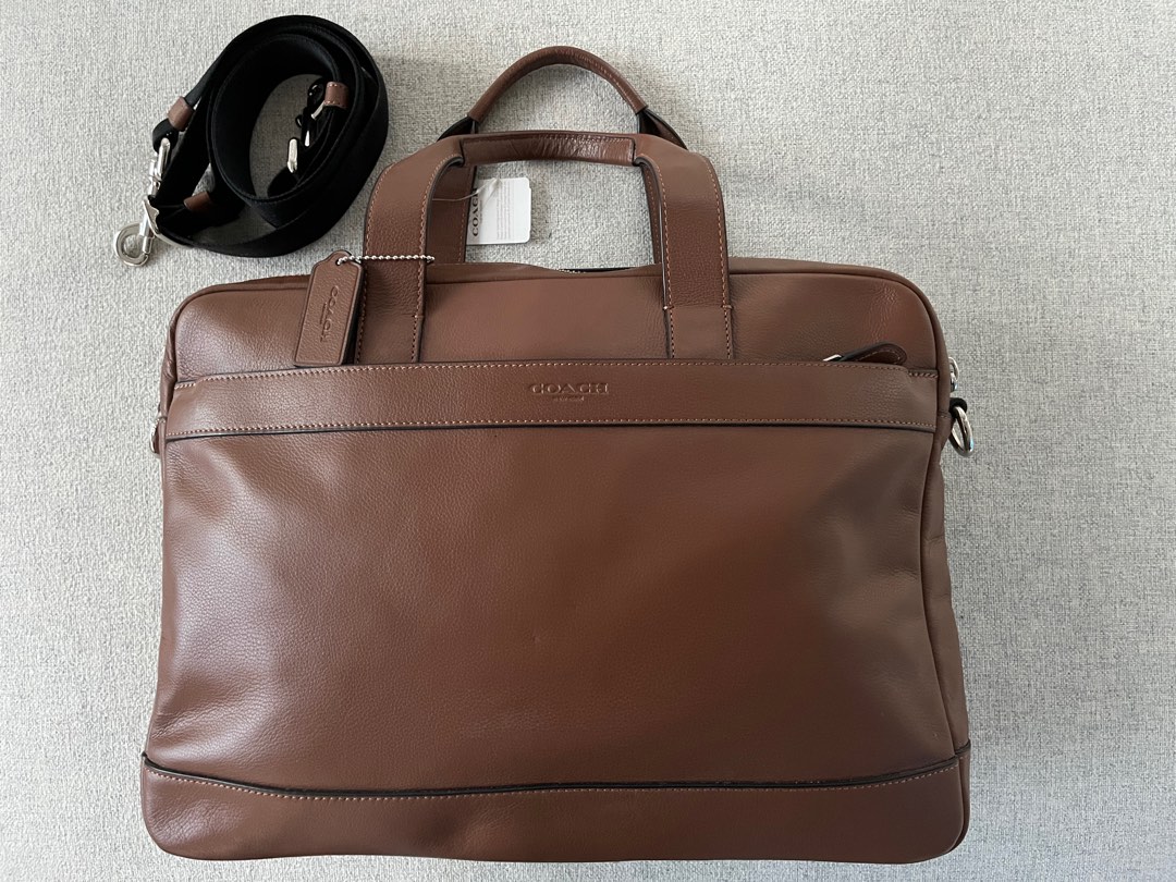 CO*CH leather Hamilton briefcase, Men's Fashion, Bags, Briefcases on