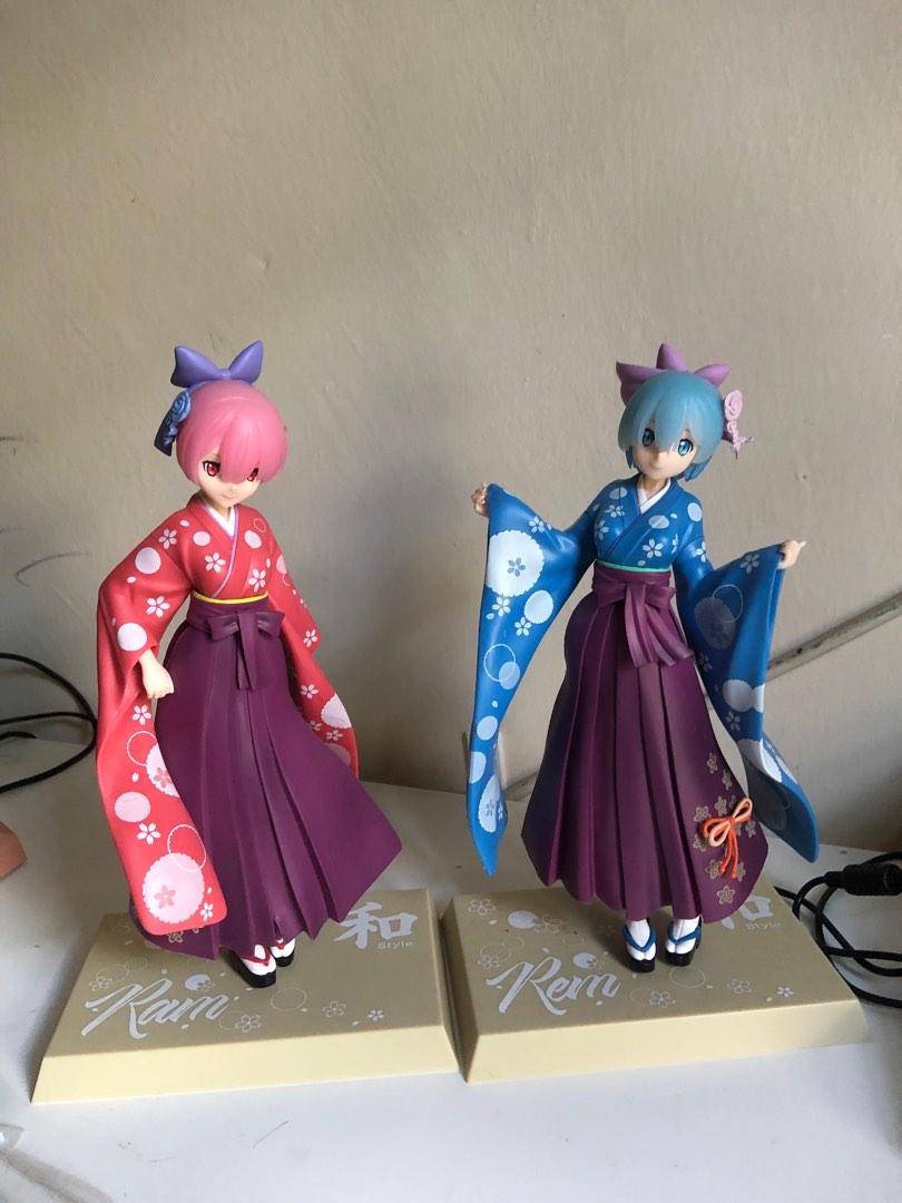 COMBO Rem & Ram sisters Rezero kimono edition, Hobbies & Toys