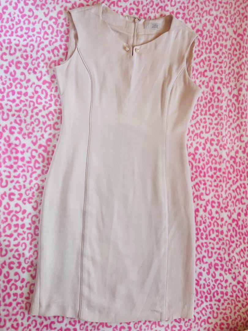 Cream mini dress, Women's Fashion, Dresses & Sets, Dresses on Carousell