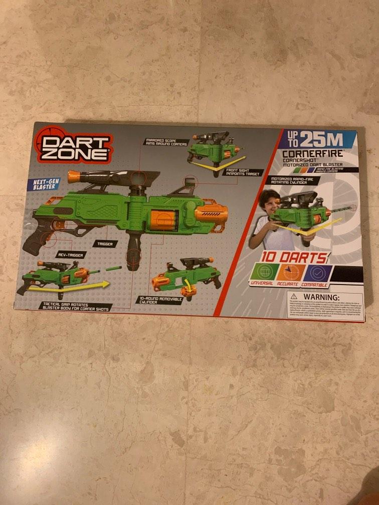 Dart Zone Cornerfire Blaster, Hobbies & Toys, Toys & Games on Carousell