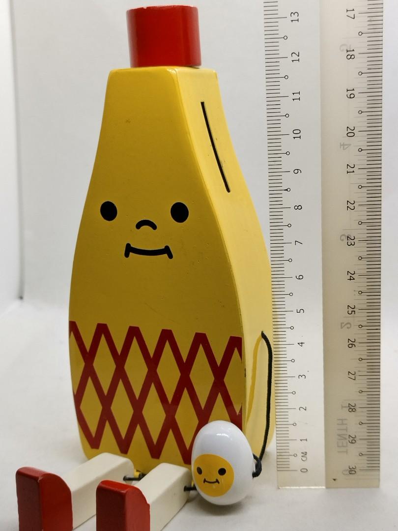 Decole Mayonnaise Tin Toy Egg Coink Bank Piggy Bank