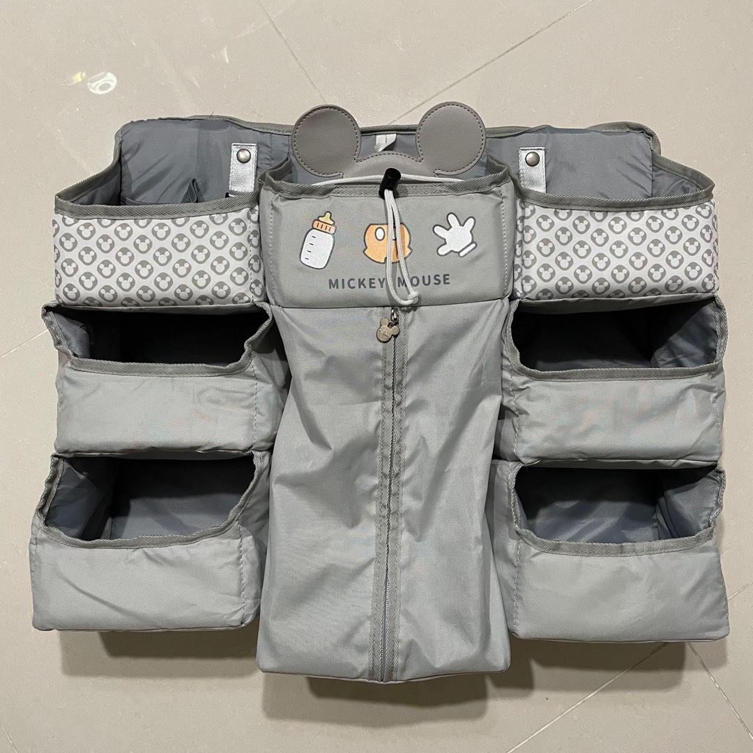 (Like New) Disney Hanging Cot Organiser Caddy for Baby Diapers and