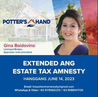 Estate Tax Amnesty Extended Until June 14, 2023