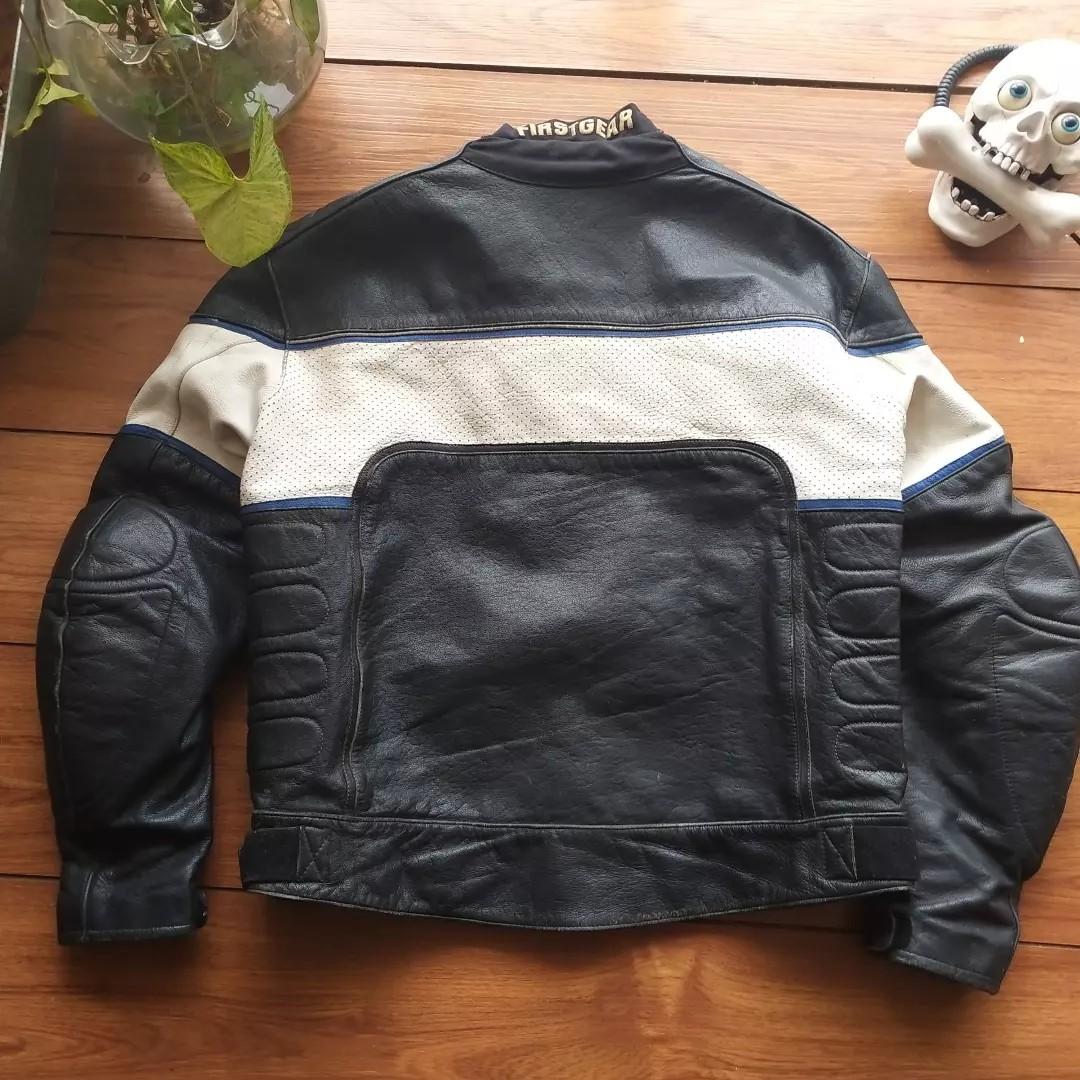 First Gear usa Motorcycle LeatherJacket Original jaket kulit
