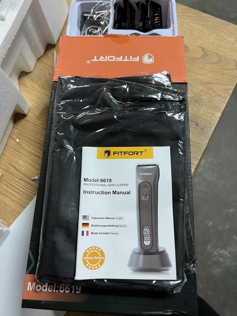 Fitfort Model 6619 Professional Digital Rechargeabble Hair Clipper
