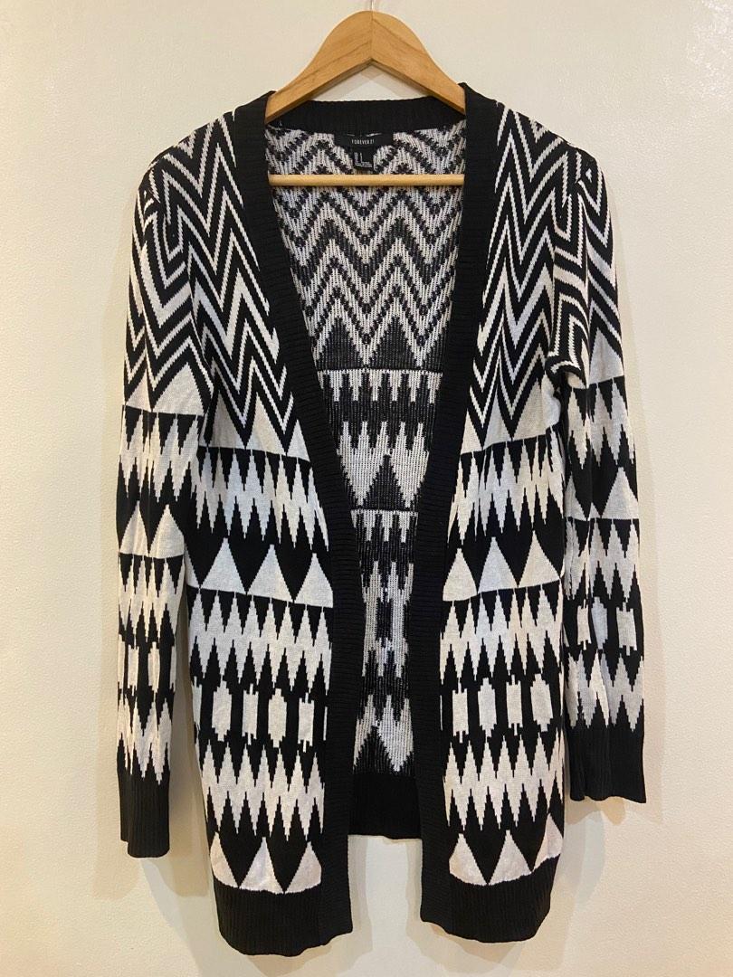 Forever 21 hot sale aztec cardigan