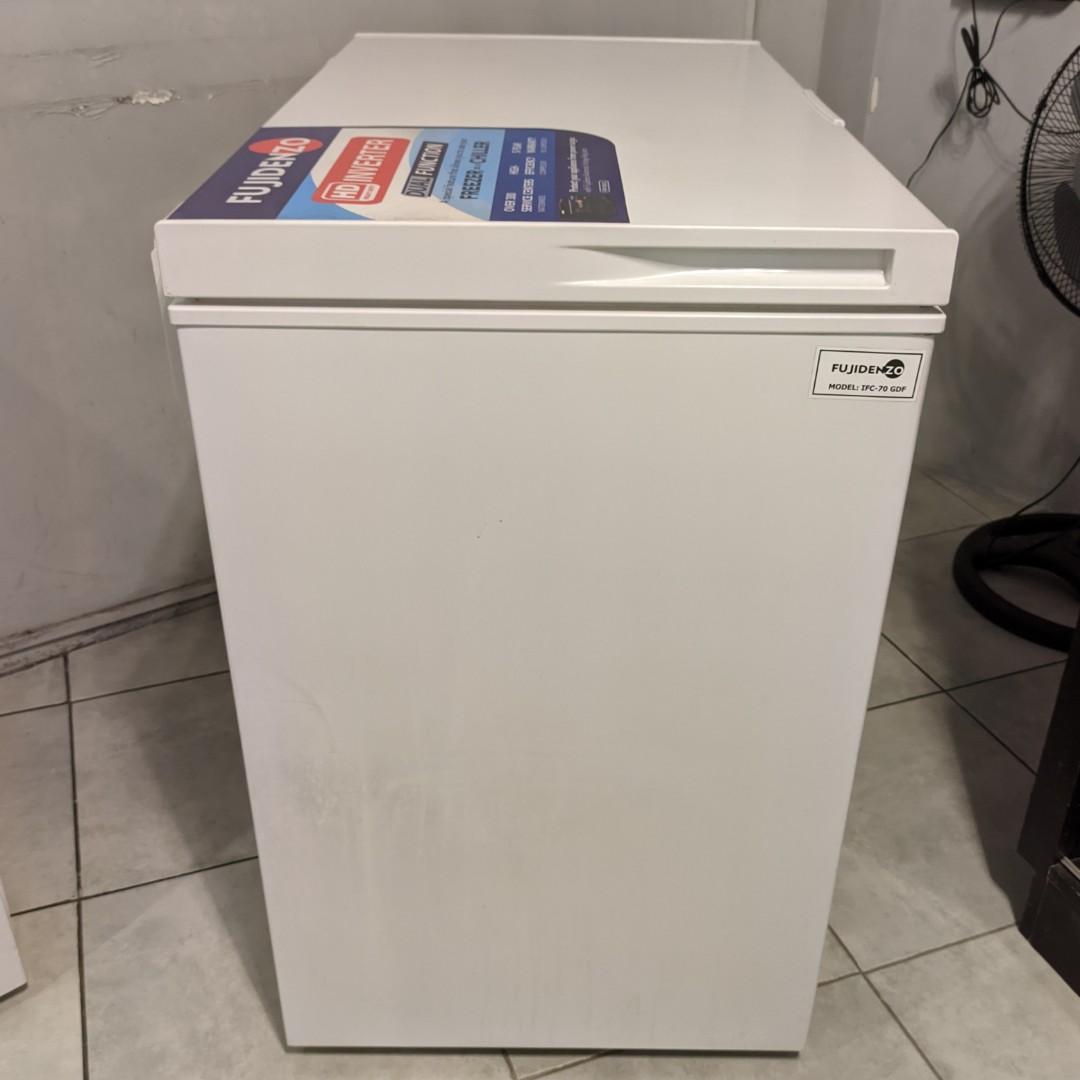 Fujidenzo 7 cu. ft. Inverter Chest Freezer (Model IFC70GDF), TV