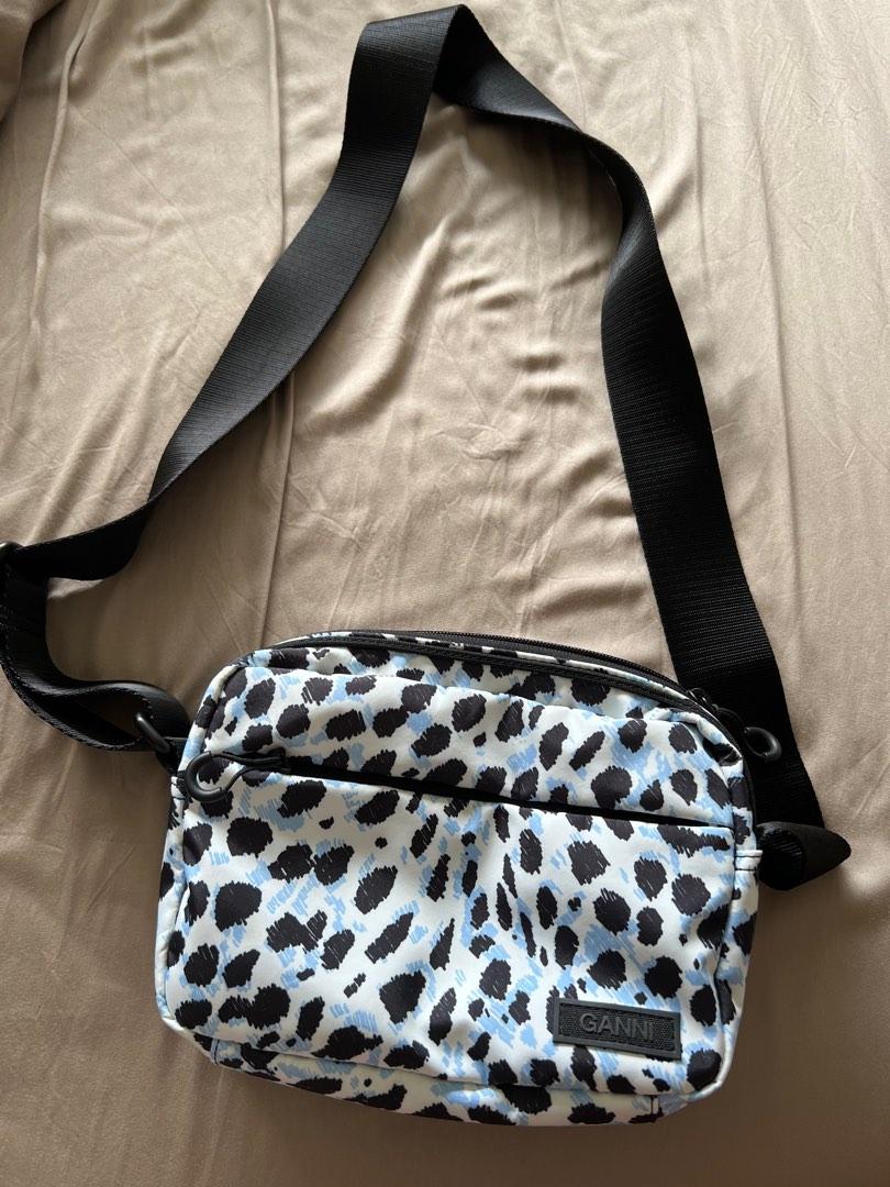 Ganni leopard crossbody discount bag
