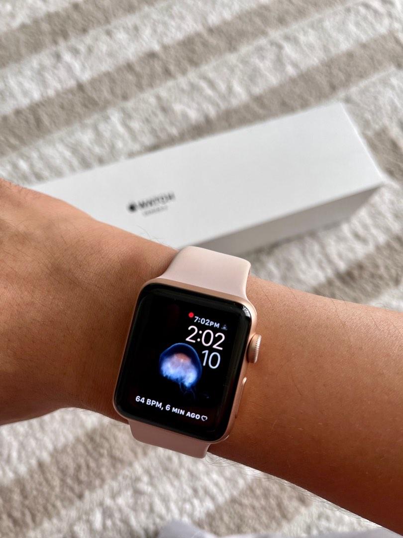 Apple watch series cheap 3 pink new