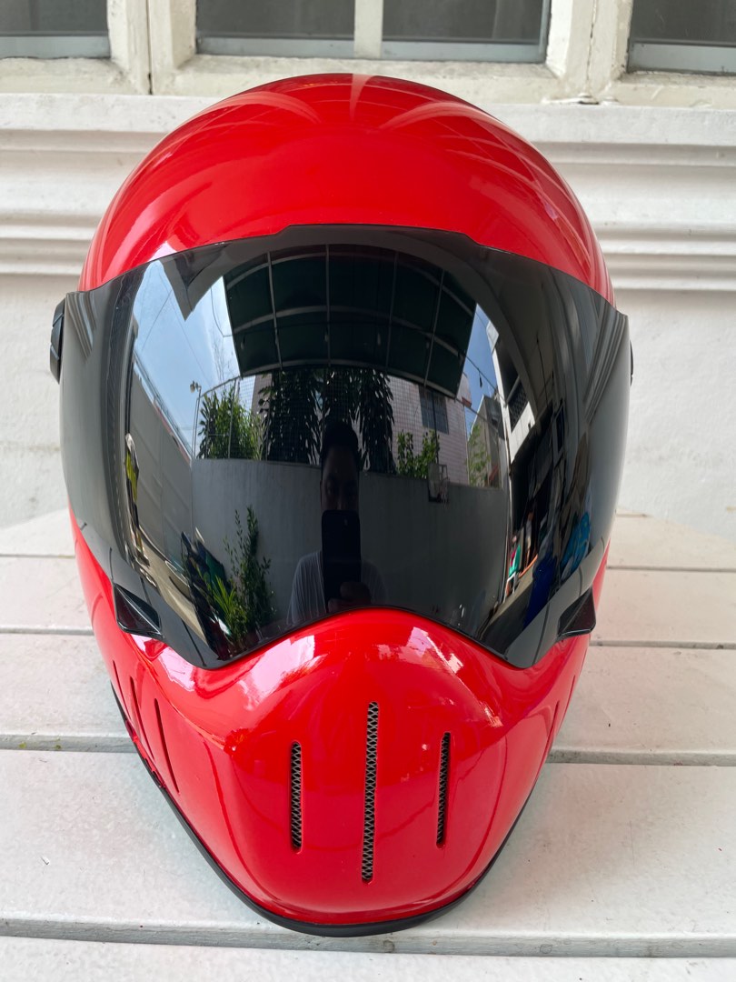 Ghost Rider Red Helmet, Motorbikes, Motorbike Parts & Accessories