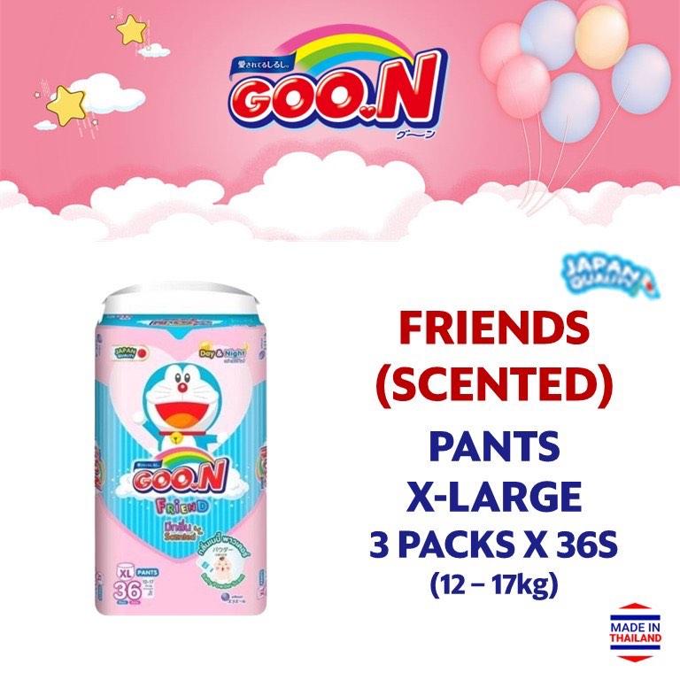 Goon friends pant diaper XL (scented), Babies & Kids, Bathing