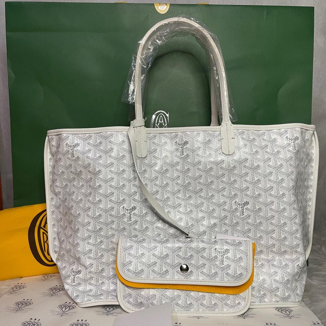 Goyard PM - White, Luxury, Bags & Wallets on Carousell