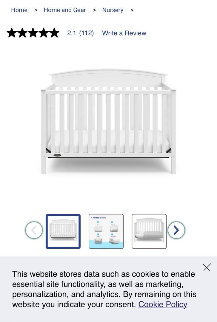 Graco benton sale crib