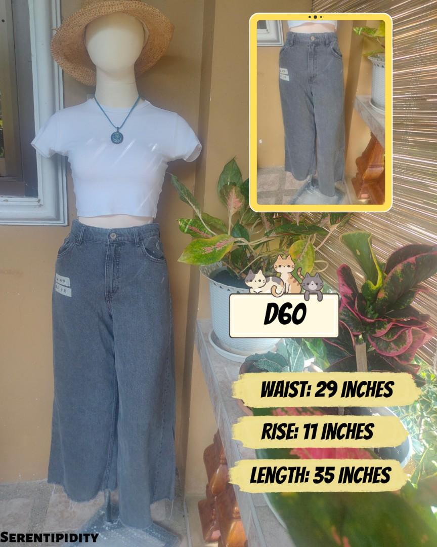 Gray Denim pants, Women's Fashion, Bottoms, Jeans on Carousell
