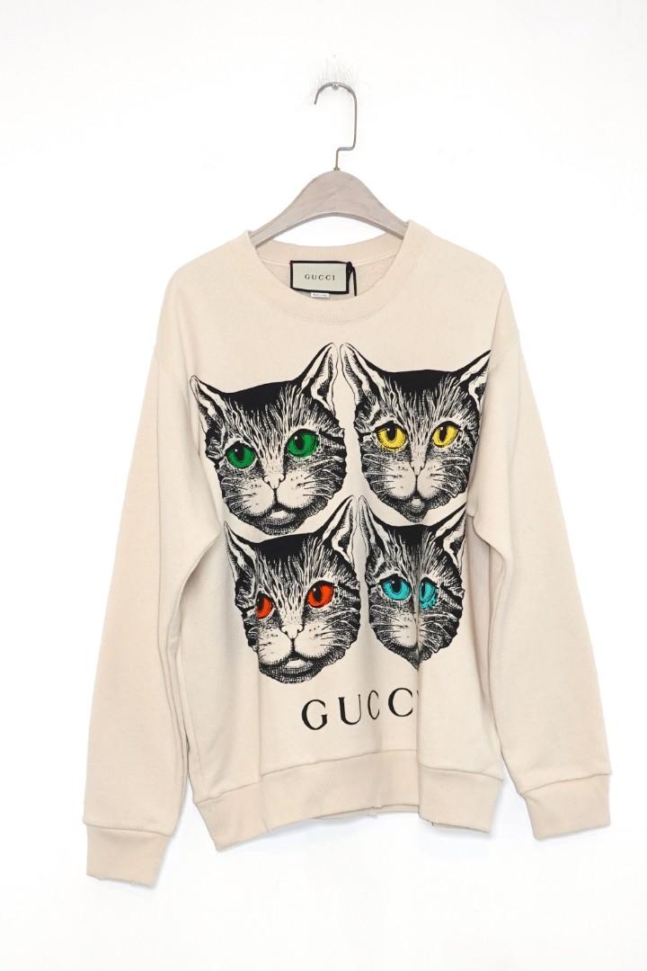 Gucci cream cat sweater