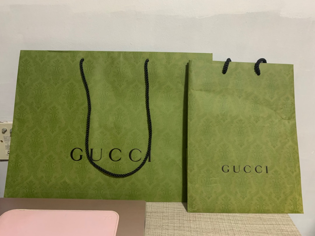 Gucci paperbag, Luxury, Accessories on Carousell