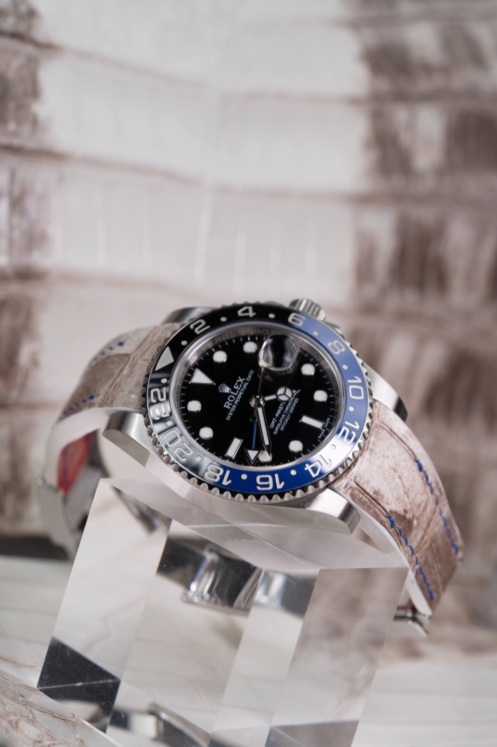Gmt master leather strap clearance