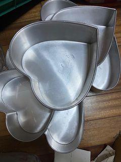 Heart shape aluminum pan