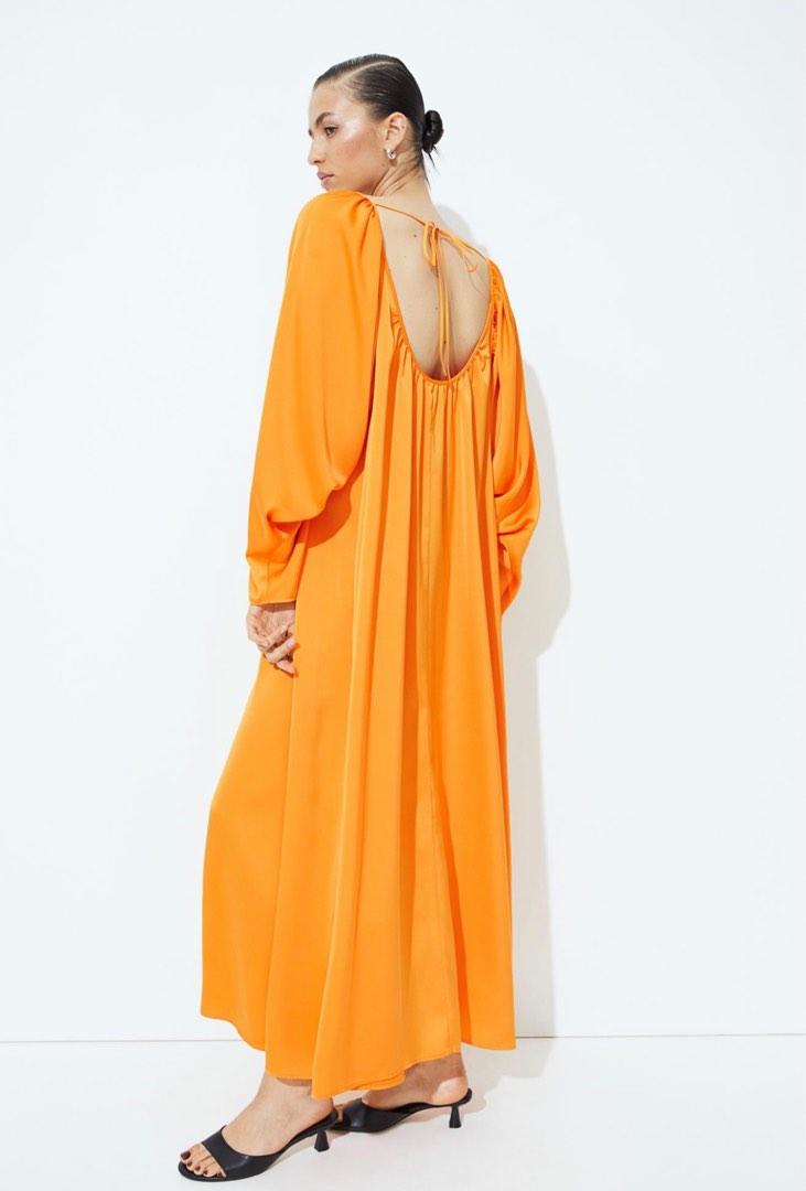 H&m orange maxi dress hotsell