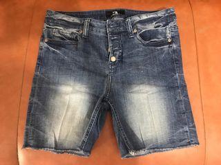 hotpants BURGEONS celana pendek biru navy XL original LIKE NEW!