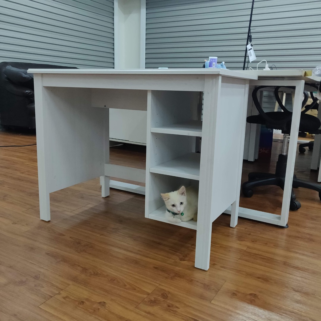 IKEA BRUSALI computer desk, Furniture & Home Living, Furniture, Tables & Sets on Carousell