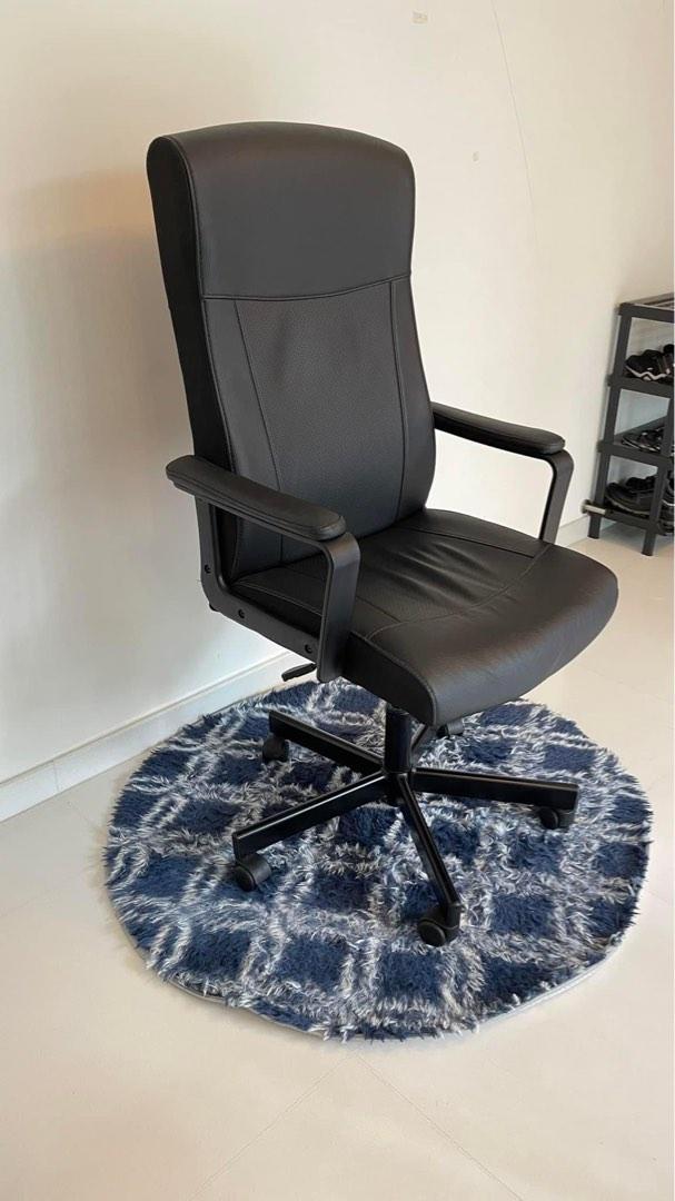 IKEA MILLBERGET Swivel Chair, Murum Black, Desk Chair, Office Chair