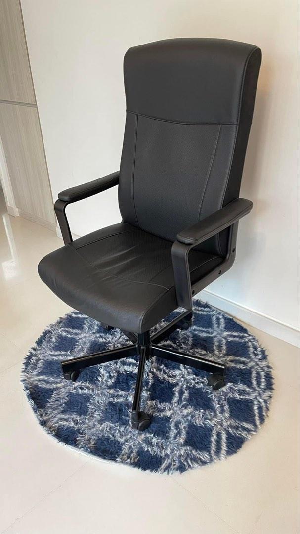 IKEA MILLBERGET Swivel Chair, Murum Black, Desk Chair, Office Chair