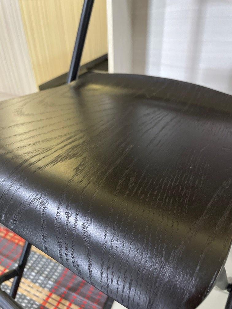 Ikea Franklin foldable bar stool w backrest, Furniture & Home Living