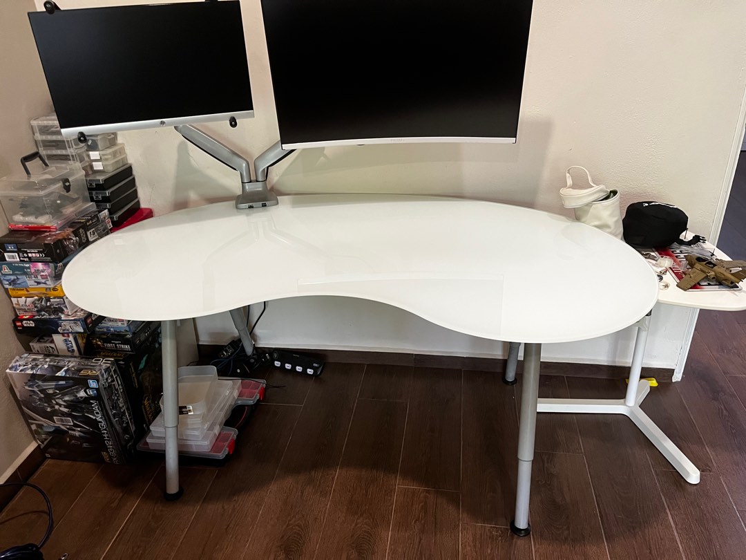Kidney shaped store desk ikea