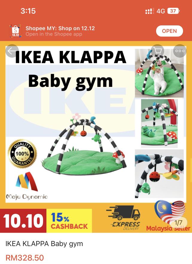 Klappa clearance baby gym
