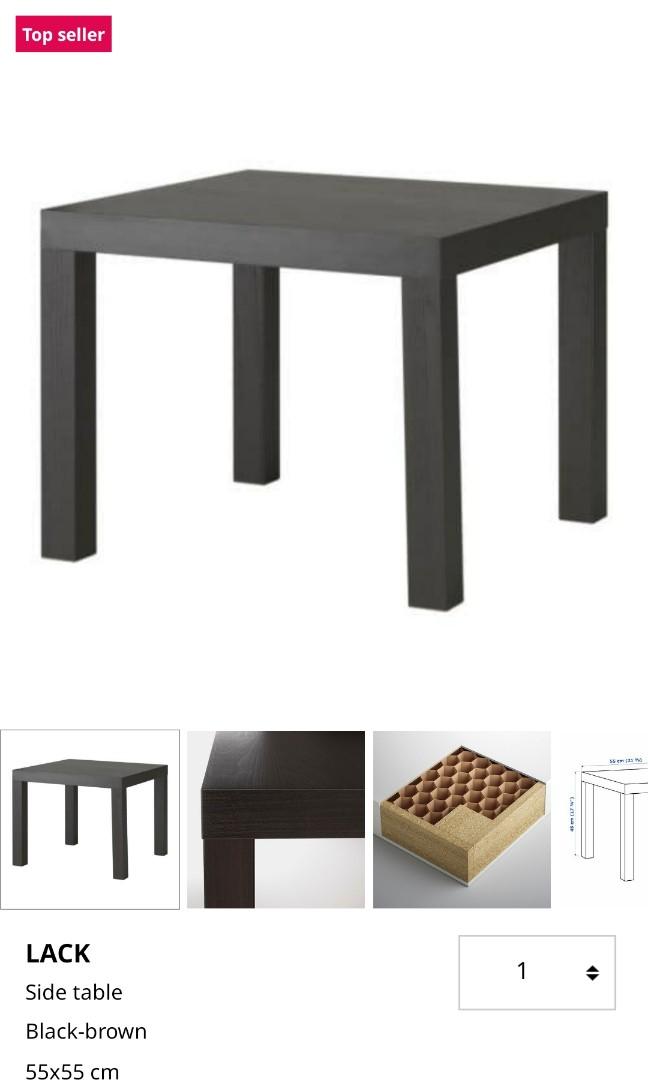 Ikea LACK side table, Furniture & Home Living, Furniture, Tables & Sets