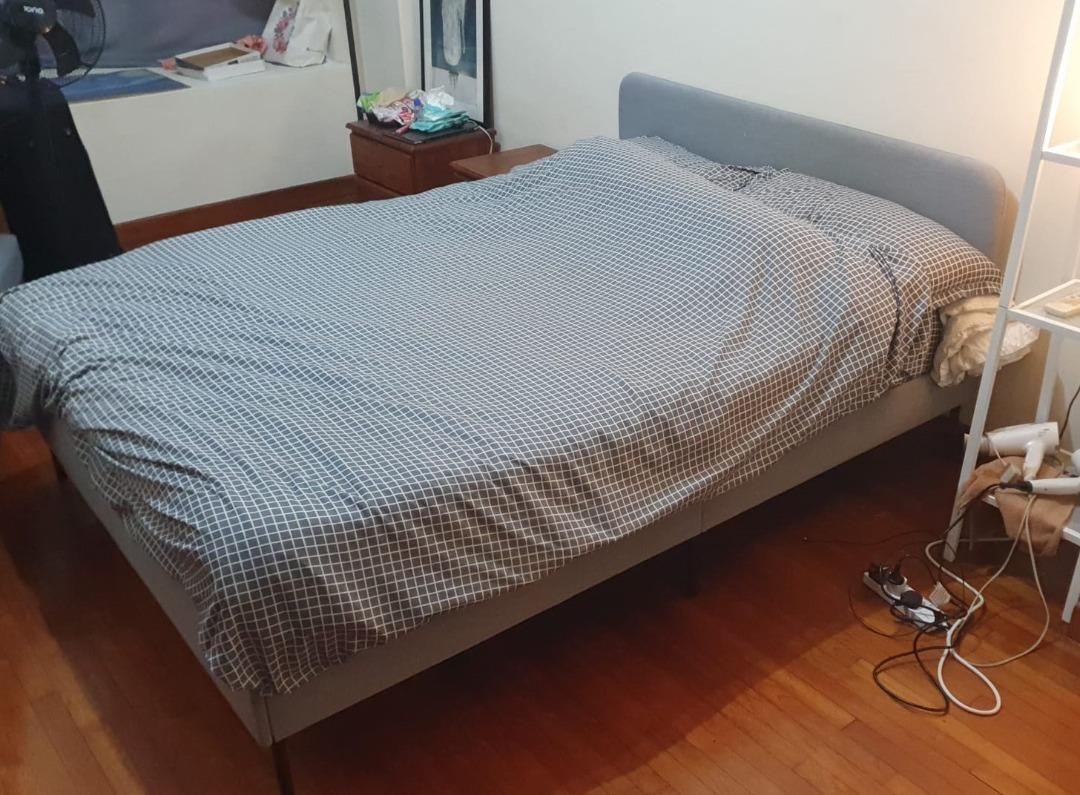Slattum upholstered 2025 bed frame