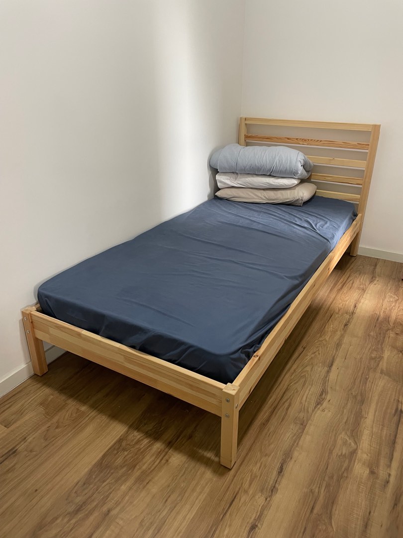 Ikea tarva top double bed